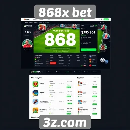 Foco em experiência do usuário no site 868x bet